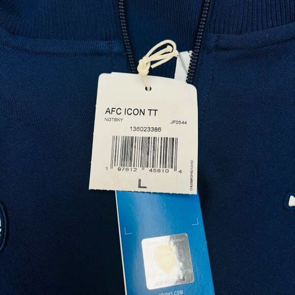 Adidas AFC Icon TT 'Navy Red' JF0544 Jacket Multi Size - Picture 5 of 6